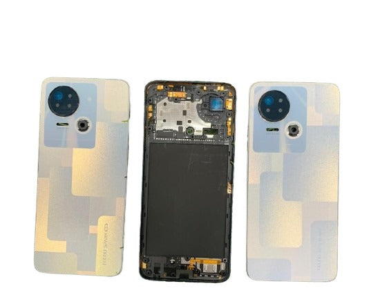 Back Panel Housing Body for Tecno  Spark 10 5g White Zeespares Back Panel Housing Body for Tecno  Spark 10 5g White Zeespares